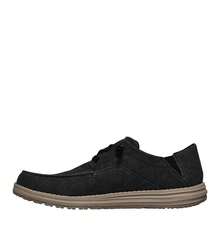 Skechers Men Casual Athletic Shoes - Black - View 5