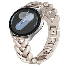 Dây đeo đồng hồ tương thích với Samsung Galaxy Watch 7 6 5 4 FE Active 2 40mm 44mm/Watch 6 4 Classic 43mm 47mm 42mm 46mm/Watch 5 Pro 45mm, dây đeo đơn có thể điều chỉnh 20mm dành cho nữ. - 20mm - Xem 10