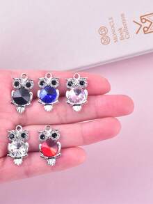 10pcs/Set Fashion Lovely Owl Animal Metal Charms Pendant For Women DIY Jewelry Making - Owl - View 4