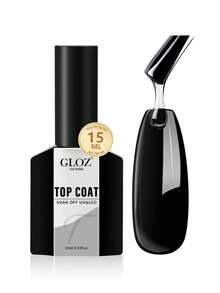 15毫升高光泽持久亮油，适合DIY居家美甲和专业美甲护理，需使用UV灯固化。 - 1 Set - 查看 1