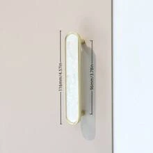 Nordic Style Drawer Handle Cabinet Furniture Handle Cupboard Door Drawer Furniture Pull Colorful Shell Wardrobe Handle - RZ056 - View 12