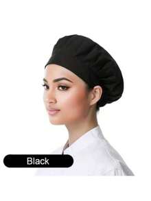 Black/White/Pink/Blue Elastic Work Caps, Kitchen Cooking Chef Hats, Catering Service Hairnets, Workshop Work Caps, Food Processing Fall-Preventing Head Coverings - Dust Cap - View 13