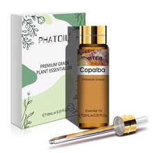 PHATOIL 1pc 10ml/0.33fl.Oz 附滴管精油，適用於手工皂與蠟燭製作、擴香機、加濕器、芳療、按摩、沐浴放鬆－薰衣草、茉莉、尤加利、香草、薄荷、檀香、乳香、甜橙、伊蘭伊蘭、檸檬、玫瑰、佛手柑 - 多樣化香型 - 查看 45