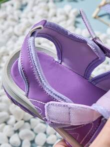 Kids' Casual Sports Sandals, Lightweight & Fashionable Children's Outdoor Sandals For Girls & Boys - Purple - View 11