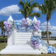 Frozen Birthday Garland Decorations, White Silver Balloons Snowflakes, Silver & Blue Metallic Balloons, Silver & Blue White Balloons For Winter Wonderland, Ice Cream Party, Party Decorations Frozen, Balloon - Multicolor - View 8