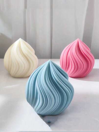 1个生命种子香薰蜡烛硅胶模具 DIY洋葱香味石石膏家居装饰硅胶模具