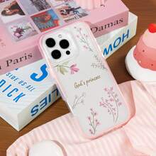 1个粉色边框透明手机壳 | 防泛黄TPU材质 | 简约少女风 | 兼容 17/17Air/17Pro/17Pro Max/16/7/8/11/12/13/14/15/X/XR/Xs/Plus/Pro/Pro Max/SE2 - 粉色 - 查看 2