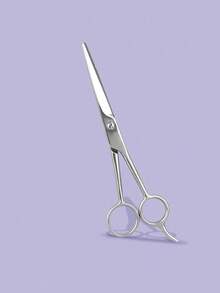 6.5 Inch Right-Handed Haircutting Scissors, Household Hair Cutting Shears, Professional Hairstylist Scissors Made Of High-Quality Japanese Stainless Steel, Hand-Sharpened, Silver-Black - Bạc - Xem 2