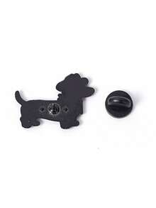 1/4 Stücke süße Dackel Brosche, bezaubernde verschiedene Stile Dekoration, Hund Themen Abzeichen, Unisex Design, Alltags Accessoire Geschenk - Verschiedenfarbig - Übersicht 9