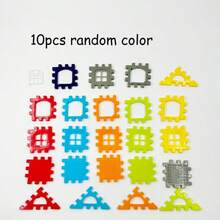 10/88pcs Building Blocks Set - Children's Construction Toy Set - Interlocking Bricks - Educational Skill Development Toy Set, Basic DIY Assembly Toy, Birthday Gift, Kindergarten Toy, Christmas Gift, Travel Toy, Kids Toy - Multicolor - View 12