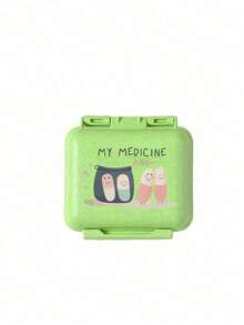 Mini 6-Fach tragbare Medikamentbox, Medikament Aufbewahrungsbox, Reise Pillenbox, Muster mit "Meine Medikamenttasche" und Pillen Mustern, 6-Fach kleine Medikamentbox, versiegelte Pillen Aufbewahrungsbox, 6-Tage Wochenaufbewahrungsbox, erste Reise Pillenaufbewahrungsbox, tägliche Vitamin Pillenbox, Taschen Medikamentbox Aufbewahrungsbox, Charm Aufbewahrungsbox, Essentiell für Familien, Essentiell für Reisen - Verschiedenfarbig - Übersicht 14