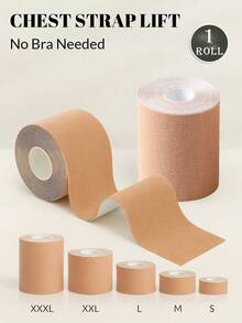 1 Cuộn Băng Nâng Ngực Có Thể Gập/Tái Sử Dụng/Không Đường Nối (Màu Kaki/Đen), Kích Thước Điều Chỉnh Được, Miếng Che Đầu Núm Vú Có Thể Gập Vô Hình, Băng Nâng Ngực Không Đường Nối Tự Dính Dùng Một Lần, Miếng Đệm Ngực Co Giãn, Một Kích Cỡ Phù Hợp Với Cỡ Áo Ngực A-F - Nhiều màu - Xem 11