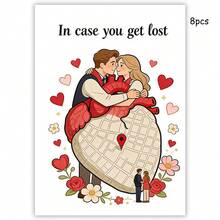 Customized Couple Cards, Love Cards, Gift Message Cards, Message Cards, Gift Greeting Cards, Customized Postcards, Message Cards, Suitable For Parties, Events, Restaurants, Holidays - Couple Greeting Card 10x14cm - View 12