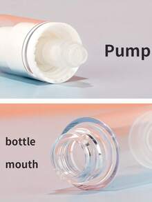 5/6/7sets Airless Lotion Bottle - Leak-Proof Vacuum Design, Refillable As Plastic For Skincare Products, Serums, Creams, And Travel Samples - Travel Bottle Suitable For Bathroom, Travel, Outdoor, And Business Use. Leak-Proof And Portable - Clear - View 5