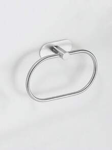 Stainless Steel Towel Ring, Towel Rack, Wall-Mounted Towel Bar, Bathroom Towel Storage, Towel Holder - Gold - View 7