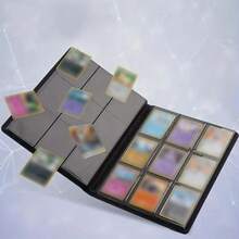 4-Slot Collectible Card Album, Holds Up To 160 Cards, Side-Loading Design, Suitable For Football, Basketball And Other Card Collections - Multicolor - View 7