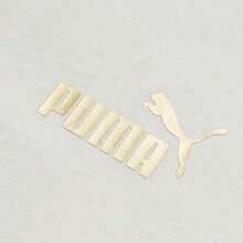 Puma ESS METALLIC No.1 Logo Tee, Men's Casual Short Sleeve T-Shirt, Comfortable Sportswear Top - Snow White - View 4
