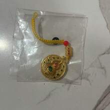 金色吉祥葫芦钥匙扣，优雅汽车钥匙链吊坠，男女皆宜的招财礼物 - 彩色 - 查看 3