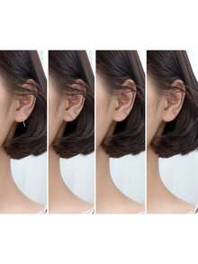 1只925纯银几何简约单只耳环（女士款） - 單隻 - 查看 6