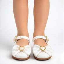 Girls' Ballet Flats, Sizes 20 To 34, Direct From The Factory. Glitter. - 白色 - 查看 3