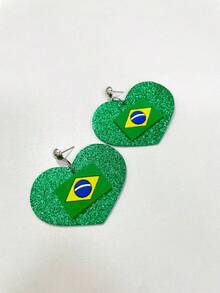 Brazil World Cup Earrings - 耳環 10 - 查看 1