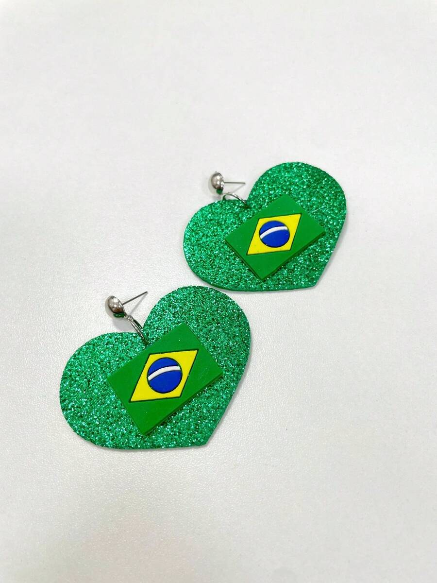 Brazil World Cup Earrings - 耳環 10 - 查看 1