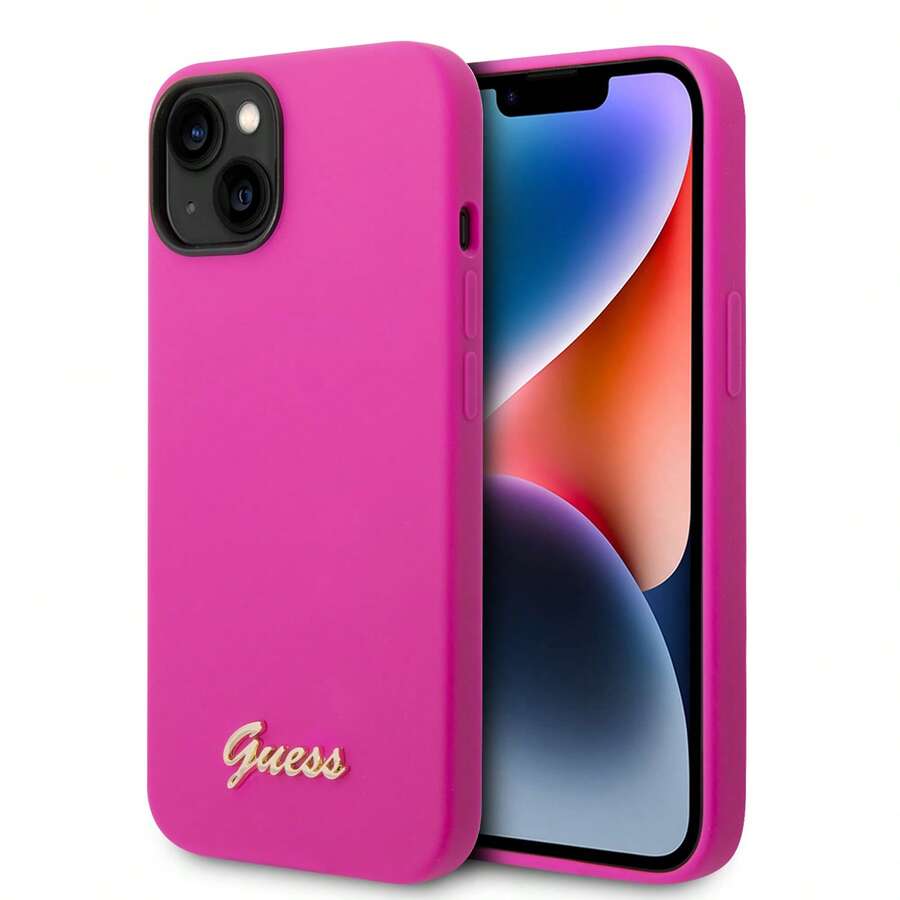 Funda Guess Silicona iPhone - Rosa - Ver 1