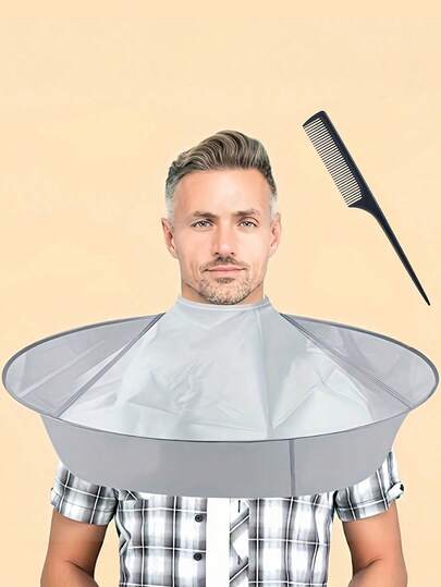 Adjustable Hair Cutting Cape, Foldable Hair Cutting Umbrella Cape, Suitable For Salons And Home Use By Adults Of Both Genders