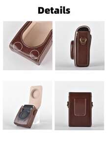 Leather-Style Ricoh Camera Protective Case, Suitable For Ricoh GR3, GR4 Camera Bags, GR IV, GR III , Camera Leather Cases, Ricoh Camera Bags, Camera Accessories Digital Bag Electronic Organizer Camera Case Holiday Essential Travel Essentials - Multicolor - View 7