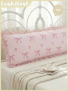 1 chiếc vỏ gối trang trí họa tiết hoa sọc hồng, nơ, xếp ly - Chất liệu polyester mềm mại, thích hợp cho ghế sofa phòng ngủ - Gối trang trí, trang trí mùa đông, quà tặng dễ thương, thích hợp sử dụng quanh năm. - Nhiều màu - Xem 2