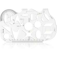 Mr. Pen- Geometric Drawing Template, Mathematical Functions Plastic Template Plastic, Shape Stencils For Drawing - / - View 1