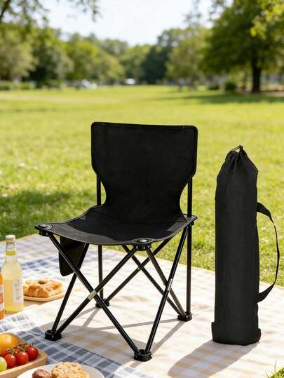 户外折叠椅，便携式休息椅，适合户外露营、旅行、度假和钓鱼，可折叠庭院椅，轻便沙滩椅，钓鱼运动凳，户外凳，钢架牛津布背包椅，适合居家露营，钓鱼凳，户外艺术绘画凳。