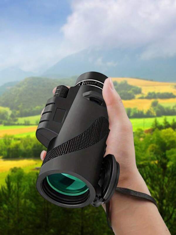 80x100 High Definition Monocular Telescope, Suitable For Adults, Lightweight Outdoor Camping Accessory, An Excellent Small Holiday Gift, Perfect For Sightseeing, Travel, Hiking And Camping.