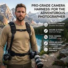 1 pieza con parche de letra acrílico cámara Tira bandolera - Negro - Ver 6