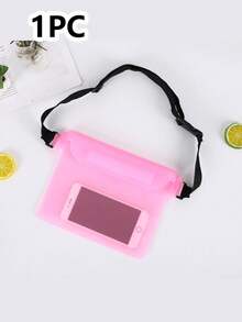 Seka Paul PVC Waterproof Waist Bag, Summer Waterproof Phone Storage Pouch, Back To School Essential, Suitable For Swimming, Water Park, Beach, Summer Vacation Must-Have, Travel Essentials, Vacation Essentials - Multicolor - View 20
