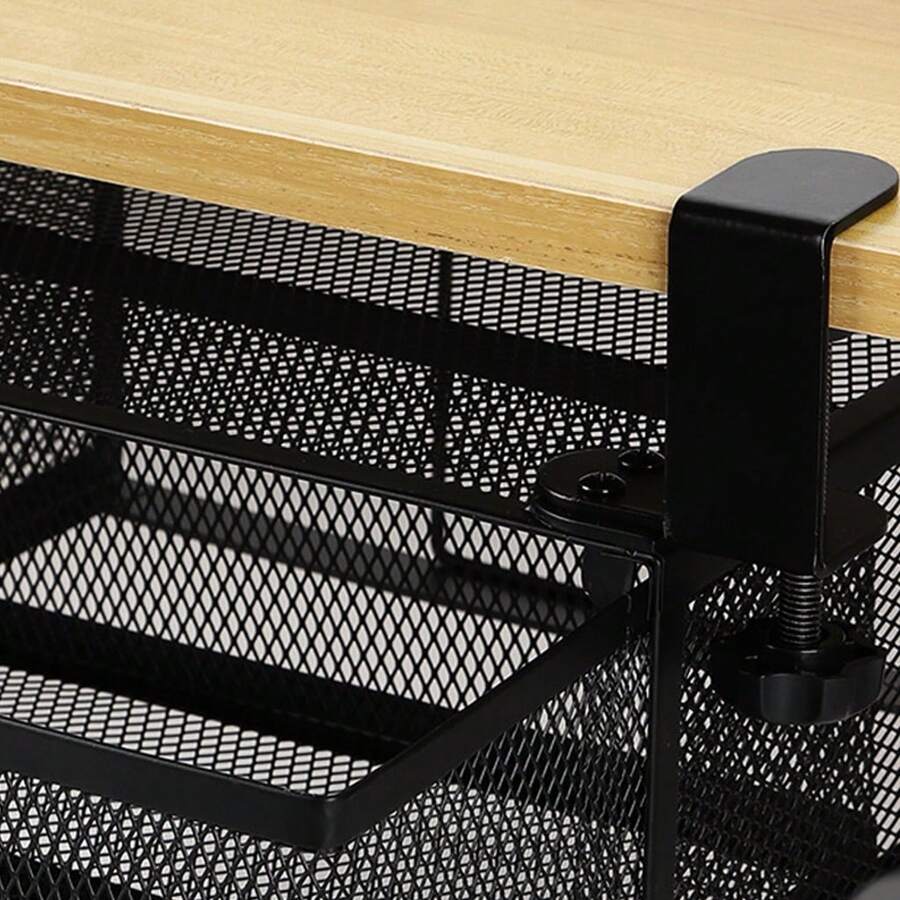 滑出式书桌抽屉柜，大容量储物空间，不损坏家具 - 彩色 - 查看 1