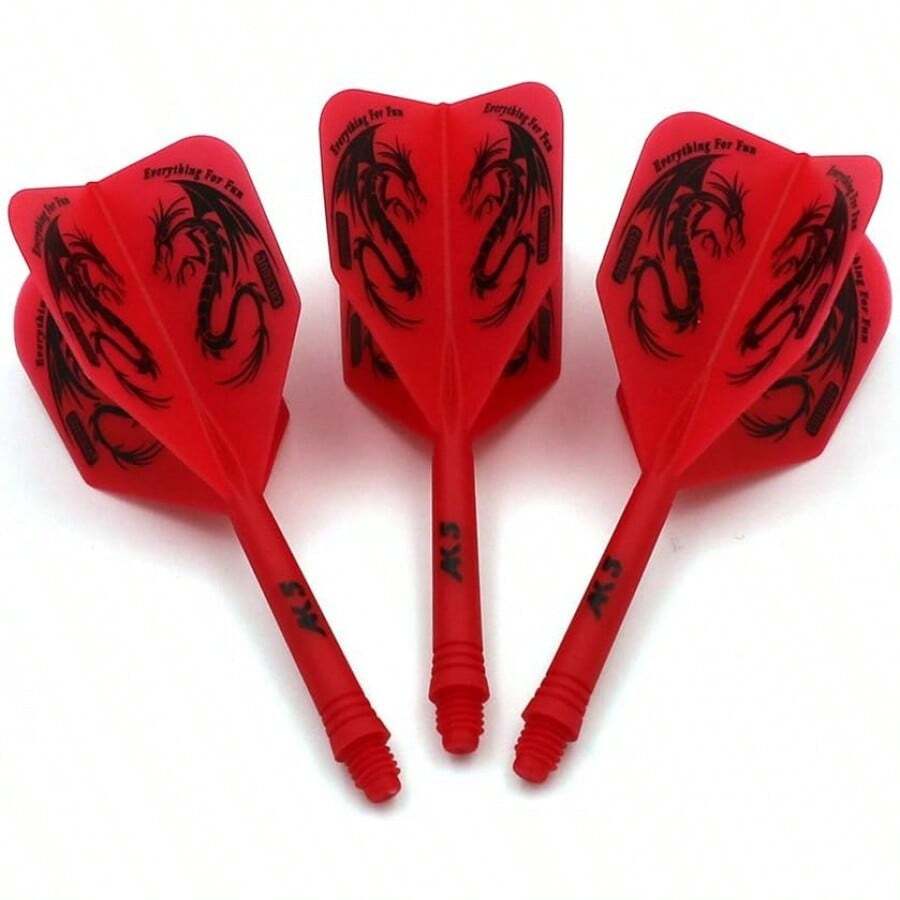 Premium 2BA Metal Dart Shafts Anti-Loose & Impact Resistant Design - Red - View 1