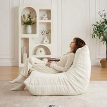 Living Room Chairs - Beige + Chenille + 1 Seat - View 9