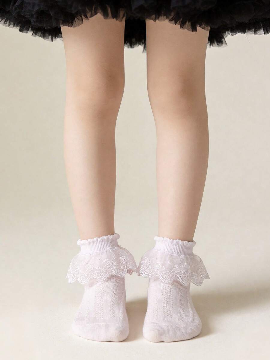 婴儿及儿童袜子 - 粉色 - 查看 1