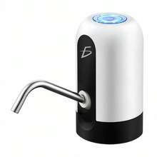 Dispensador De Agua CON.96 con Bomba De Agua Electrico y Recargable 2 Pzs ELE-GATE - Blanco y Negro - Ver 4