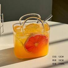 1 chiếc cốc thủy tinh cầm tay, cốc đựng nước ép/cocktail sáng tạo. - túi xách - Xem 5