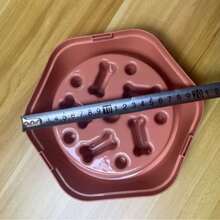 宠物用品 - 狗狗防噎慢食器，骨头形糖果色，猫咪慢食碗，金毛大型犬防溢防噎碗，宠物慢食碗 - 彩色 - 查看 8