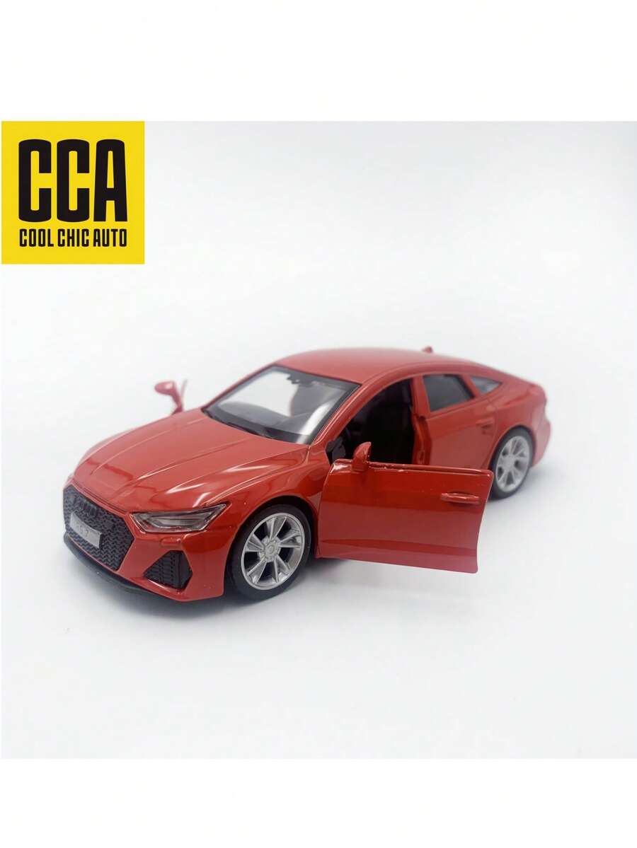 1:43 Audi RS7 Alloy Car Model, Smooth Handling, Pullback Driving, Openable Doors, Collectible & Gift - Multicolor - View 1