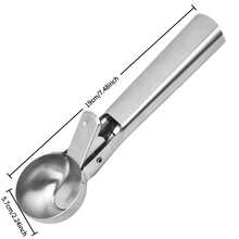 Muỗng múc kem bằng thép không gỉ, muỗng múc kem sáng tạo, muỗng múc có khả năng đàn hồi, muỗng múc kem, dụng cụ tạo hình viên trái cây, dụng cụ đào viên bền chắc, thích hợp cho dưa hấu, dưa lưới, đu đủ, kem, kem que và trái cây. - Nhiều màu - Xem 12