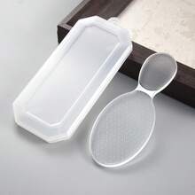 1pc Professional Foot Scraper With Case Nano-Glass Foot File Callus Remover Dead Skin & Hardened Callus Scraper Foot Sole & Heel Care Tool - Clear - View 12