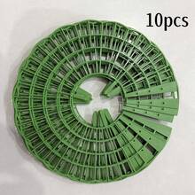 10 Giá đỡ cây dâu tây xanh - Phụ kiện làm vườn chống ăn mòn với thiết kế lưới mở, thúc đẩy lưu thông không khí, ngăn ngừa thối rữa, thúc đẩy sự phát triển của quả khỏe mạnh - Lý tưởng cho những người đam mê làm vườn và trồng cây, Trợ lý trồng cây hữu ích - Nhiều màu - Xem 12