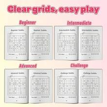 经典数独谜题书，难度分级挑战，大尺寸清晰网格，附带答案页，提升逻辑思维和专注力 - 聰明頭腦數獨挑戰 - 查看 10