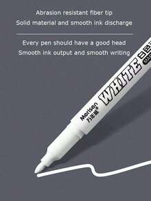 Permanent Markers, 1-12 Pack White Oil-Based Paint Pens | Waterproof, Quick-Dry For Tire, Fabric, Wood, Glass, Rock, Canvas | DIY Crafts & Home Projects - White - 查看 10