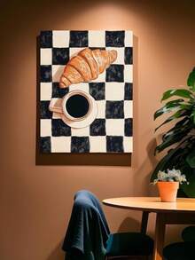 Decorative Plaque/Picture For Coffee, Kitchen, Coffee Corner, Vintage Style - Option 8 - View 1