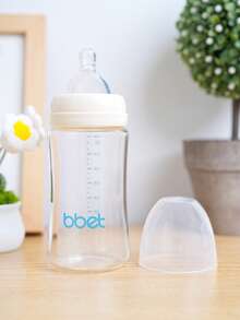 1pc Baby Wide-Mouth Glass Milk Bottle, Large Capacity, Anti-Colic, Suitable For Daily Baby Feeding - Multicolor - View 13